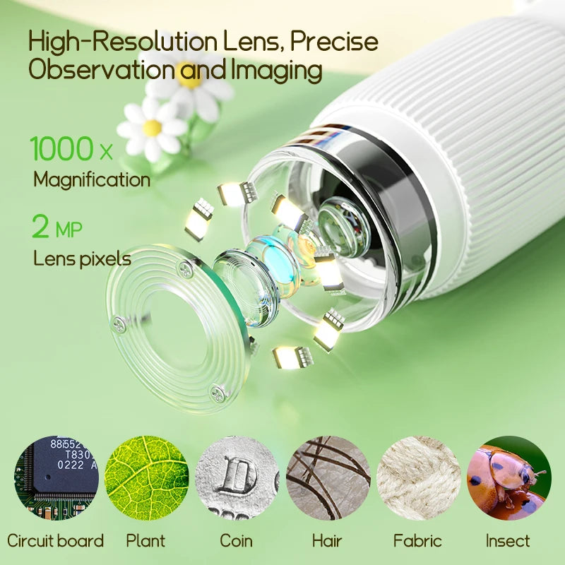 Portable Mini Electronic Microscope For Kids