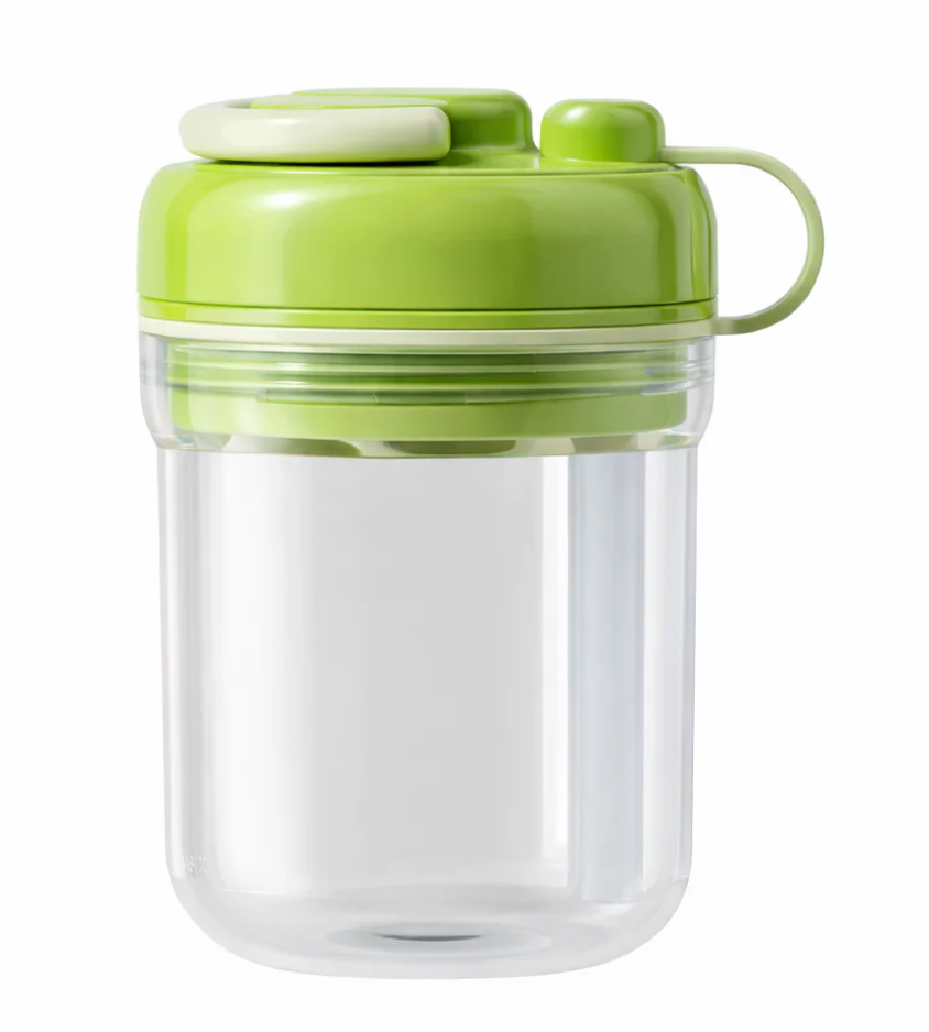 2-in-1 Ice Cube Maker Water Bottle with Straw