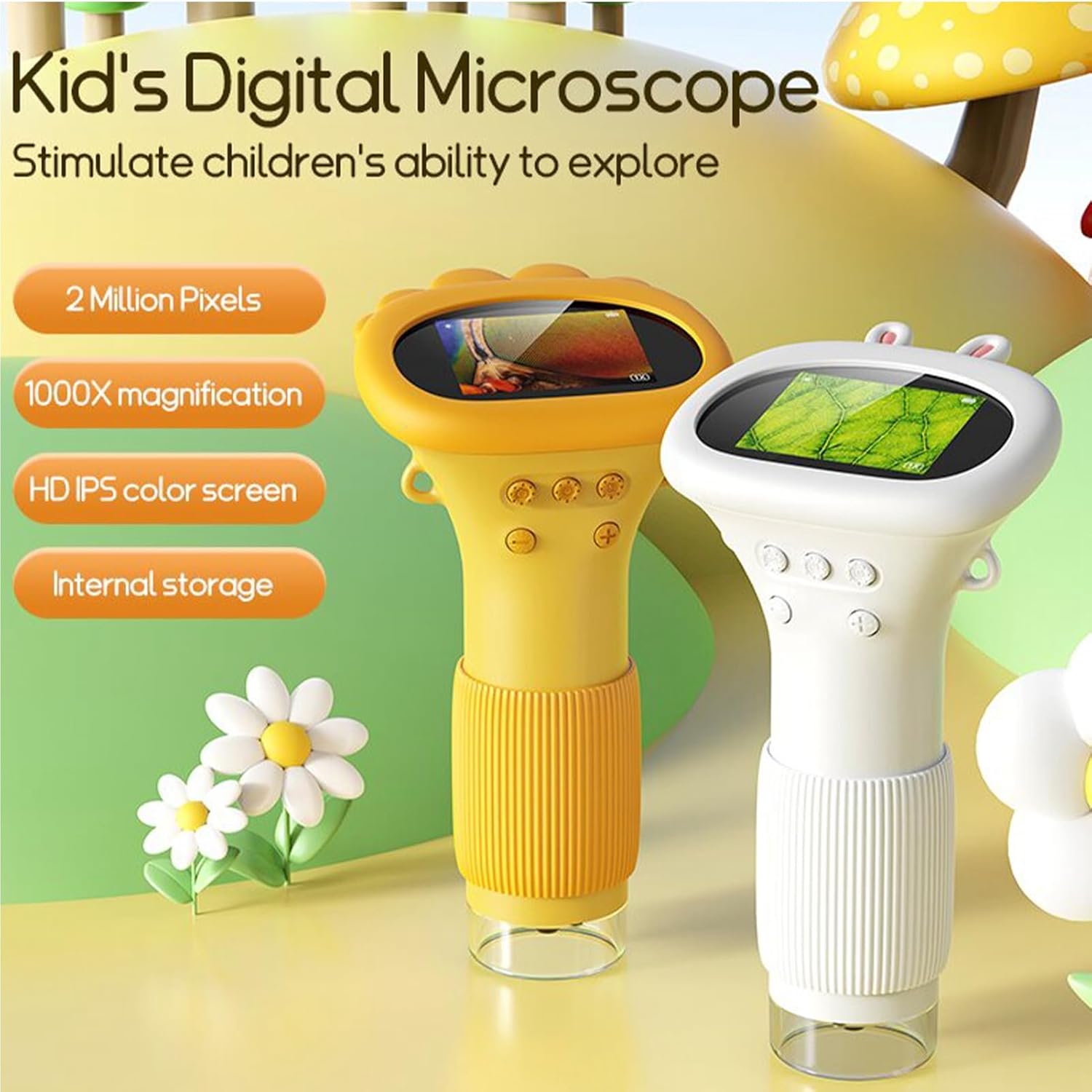 Portable Mini Electronic Microscope For Kids