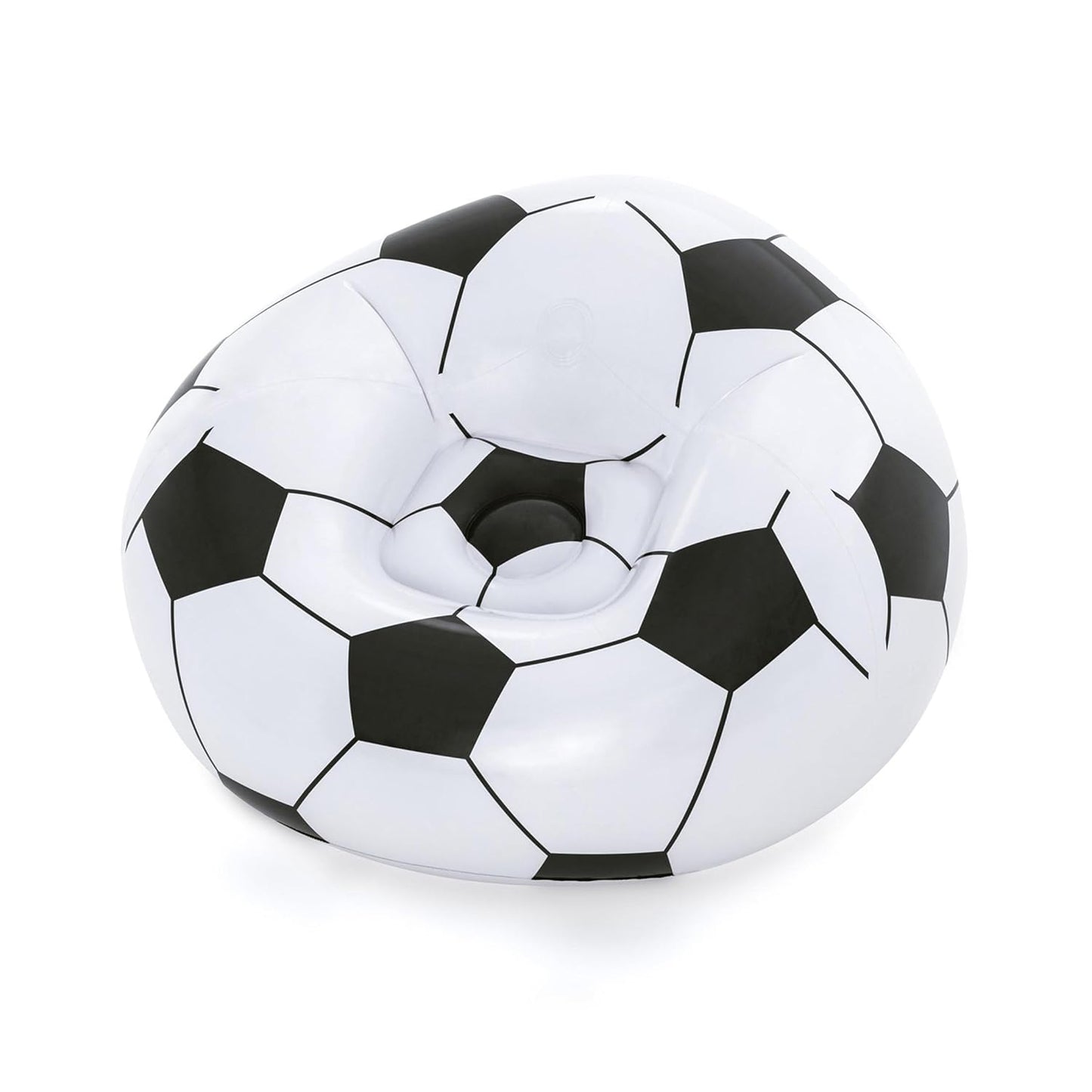 Inflatable Soccer Ball Lounge Chair  Fun  Comfortable For Kids