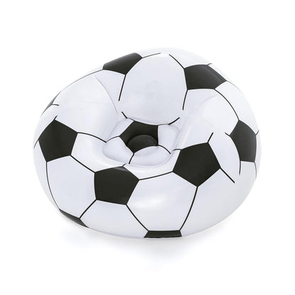 Inflatable Soccer Ball Lounge Chair  Fun  Comfortable For Kids