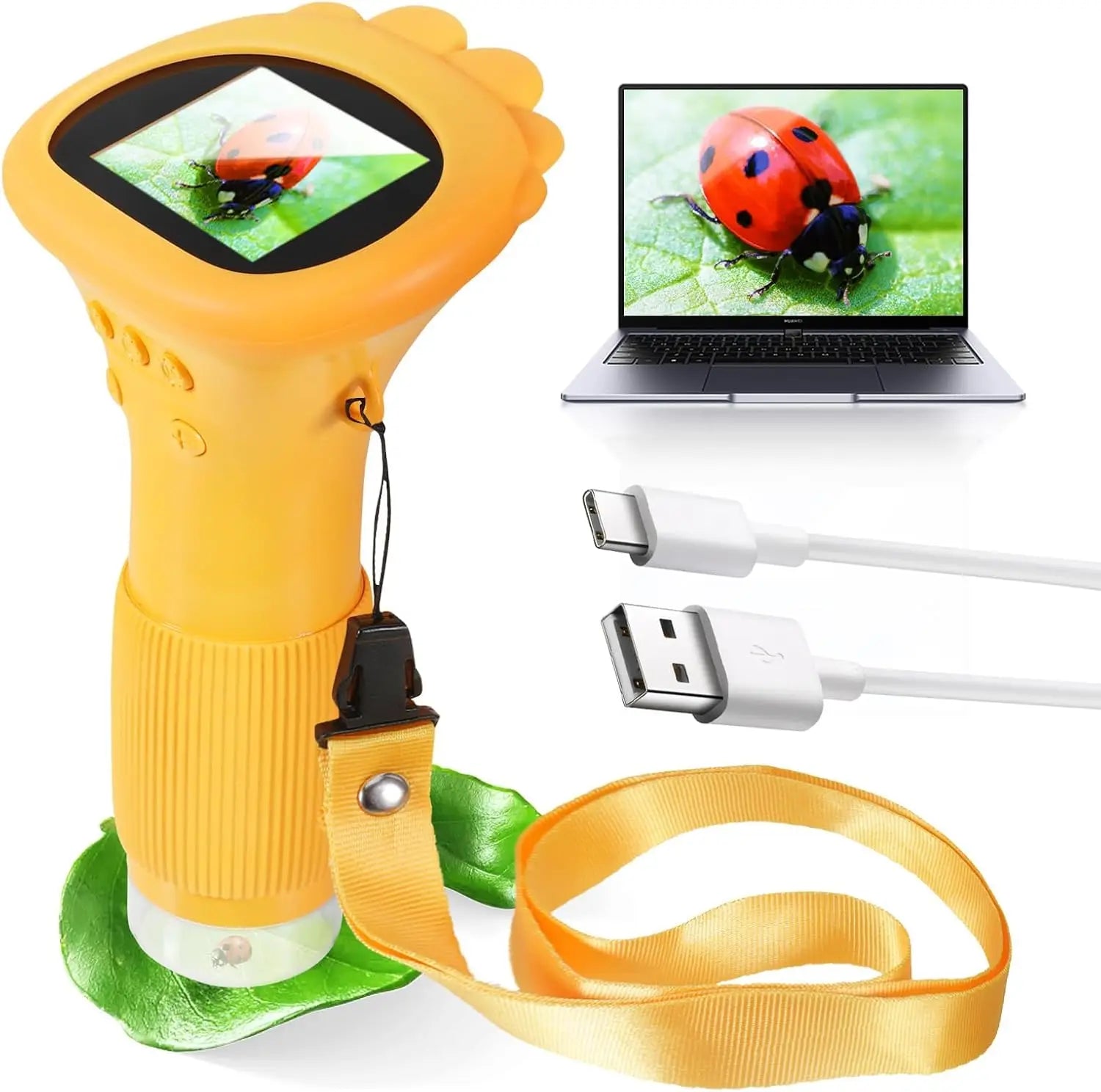 Portable Mini Electronic Microscope For Kids