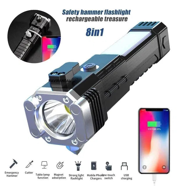 High-Intensity Discharge (HID) Torch: Highlights a Specific, Powerful, & Efficient Light Source.