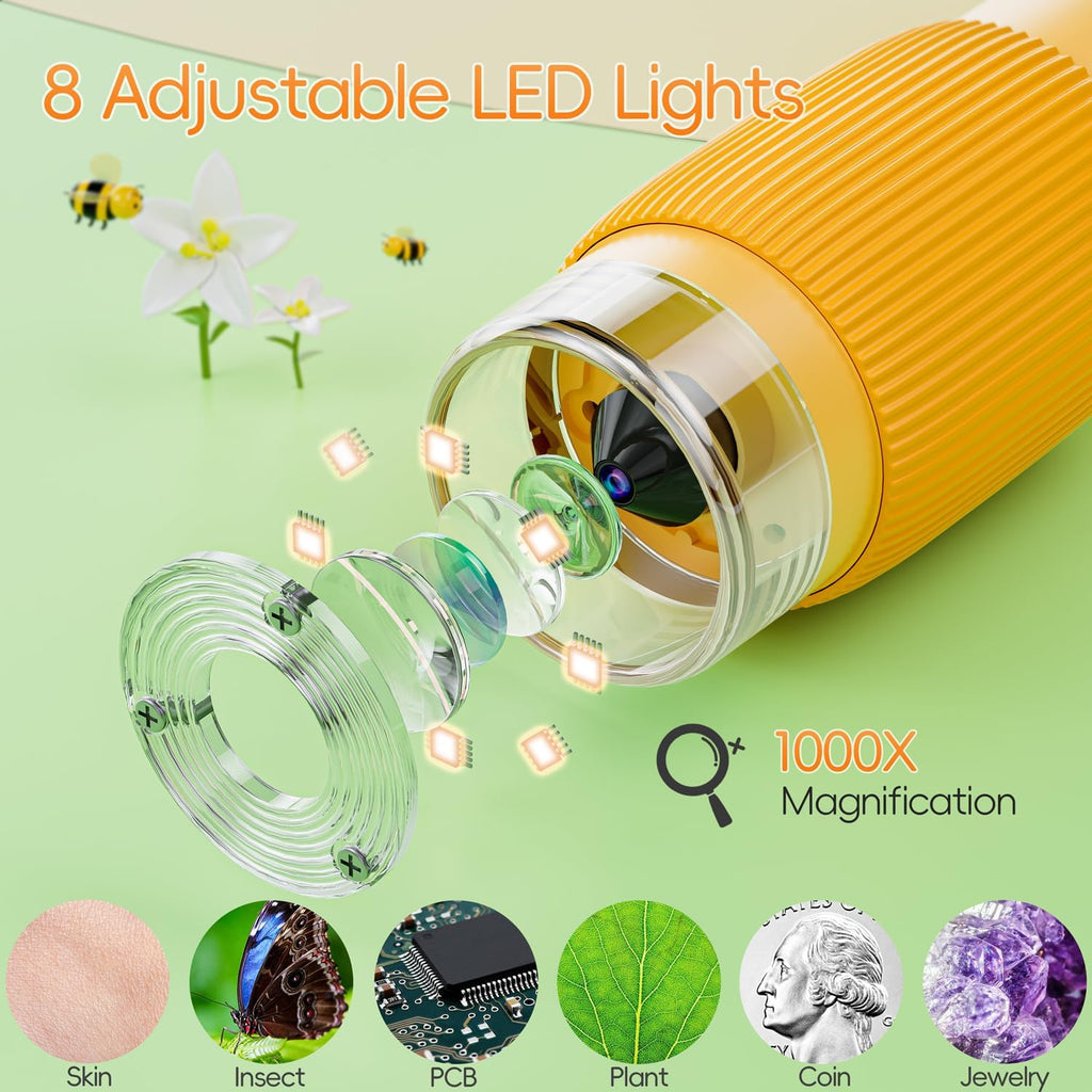 Portable Mini Electronic Microscope For Kids