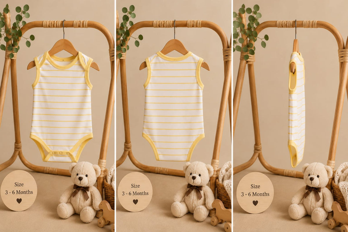 White Strips Romper
