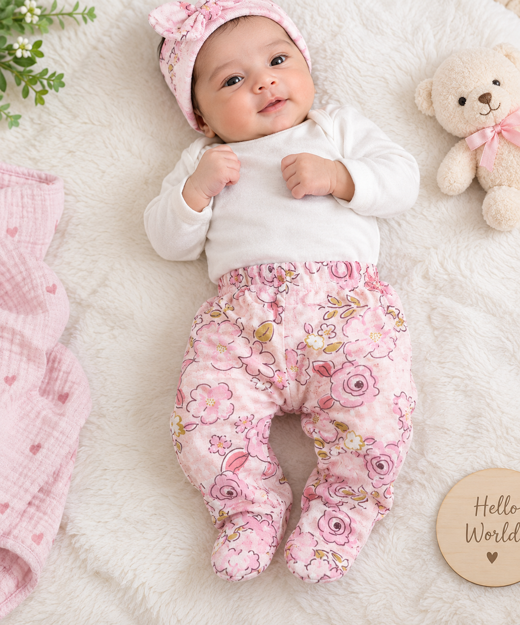 Pink footed pant Newborn
