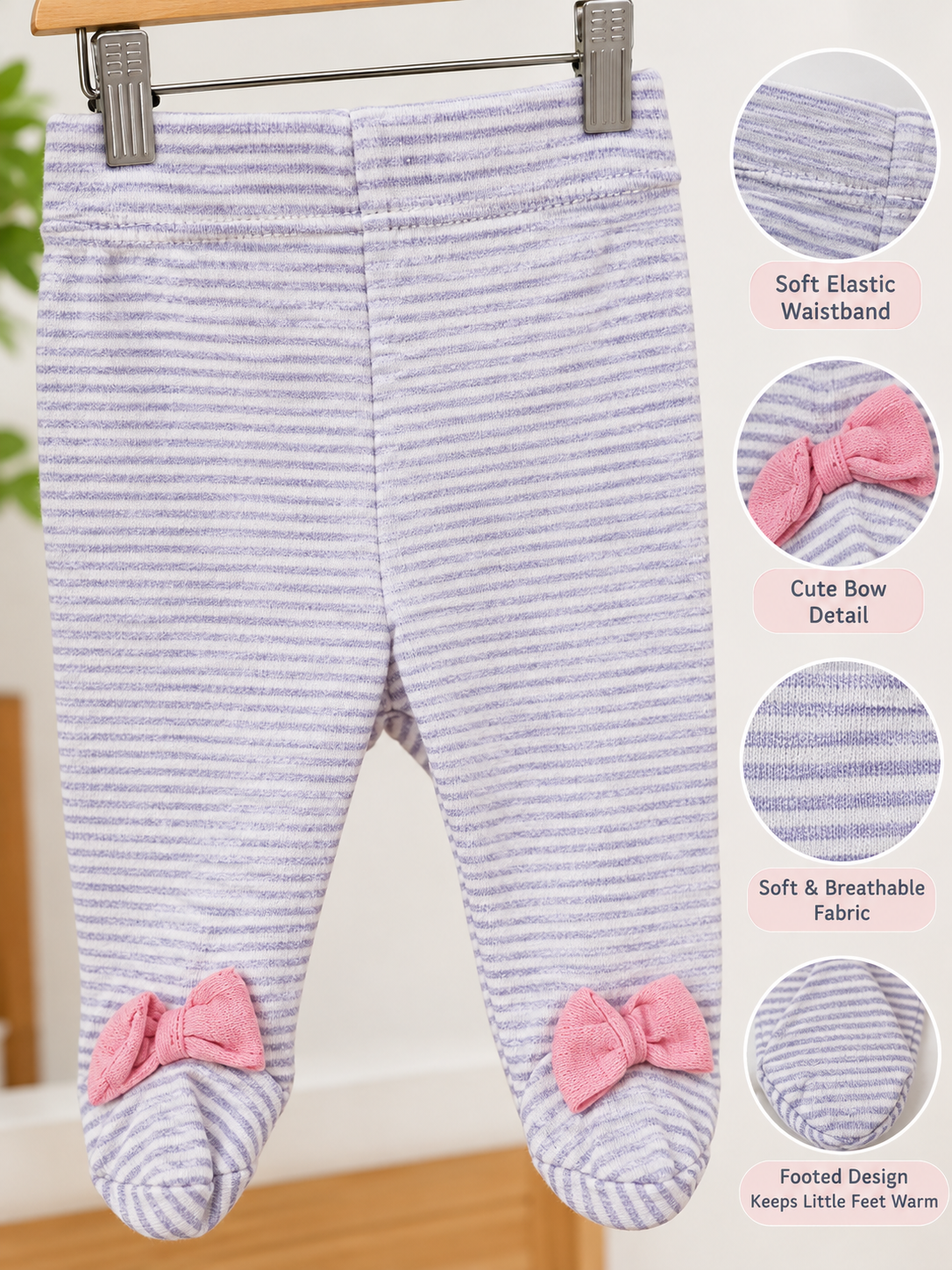 Footed pant 0-3
