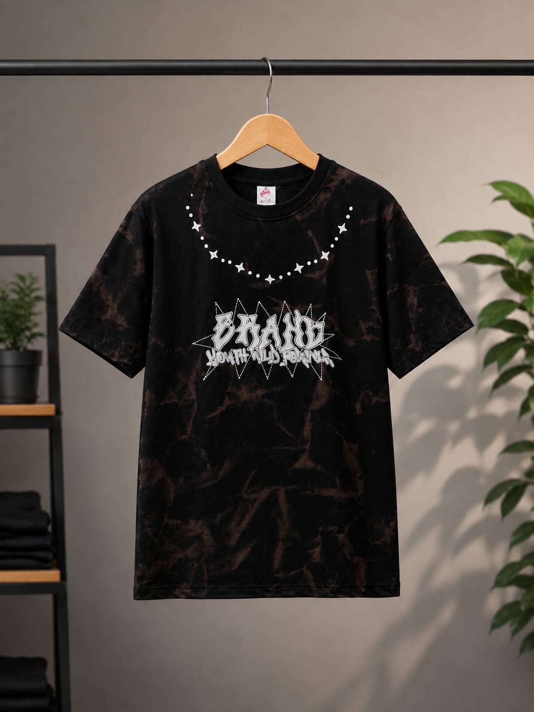 BRAND Men's T-shirt 100% cotton fabric