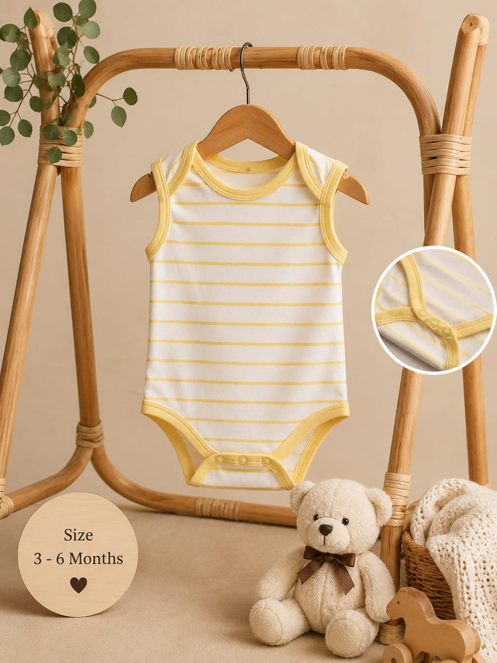 White Strips Romper