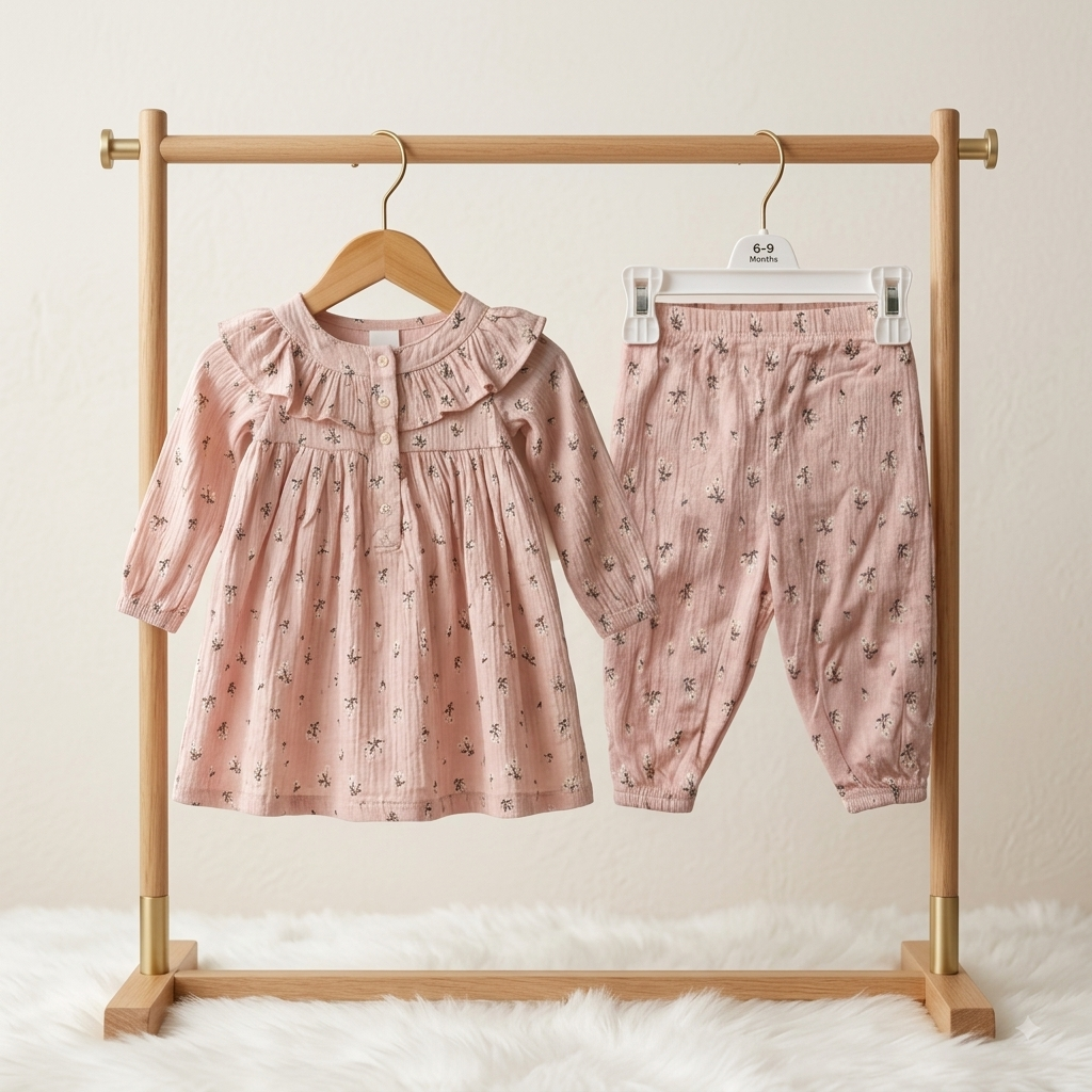 Peach Pant and Top set