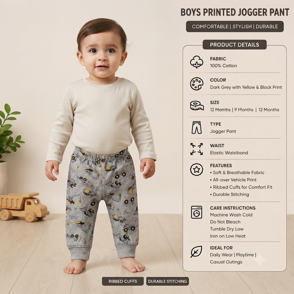 Vehicle print Jogger