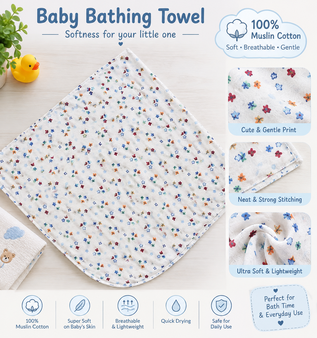 Baby Bathing Towel
