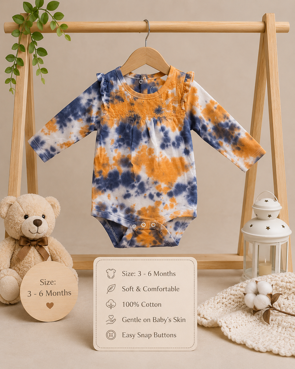 Thread Work Tie Dye Romper