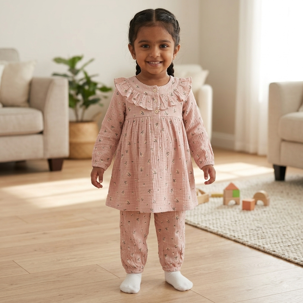 Peach Pant and Top set