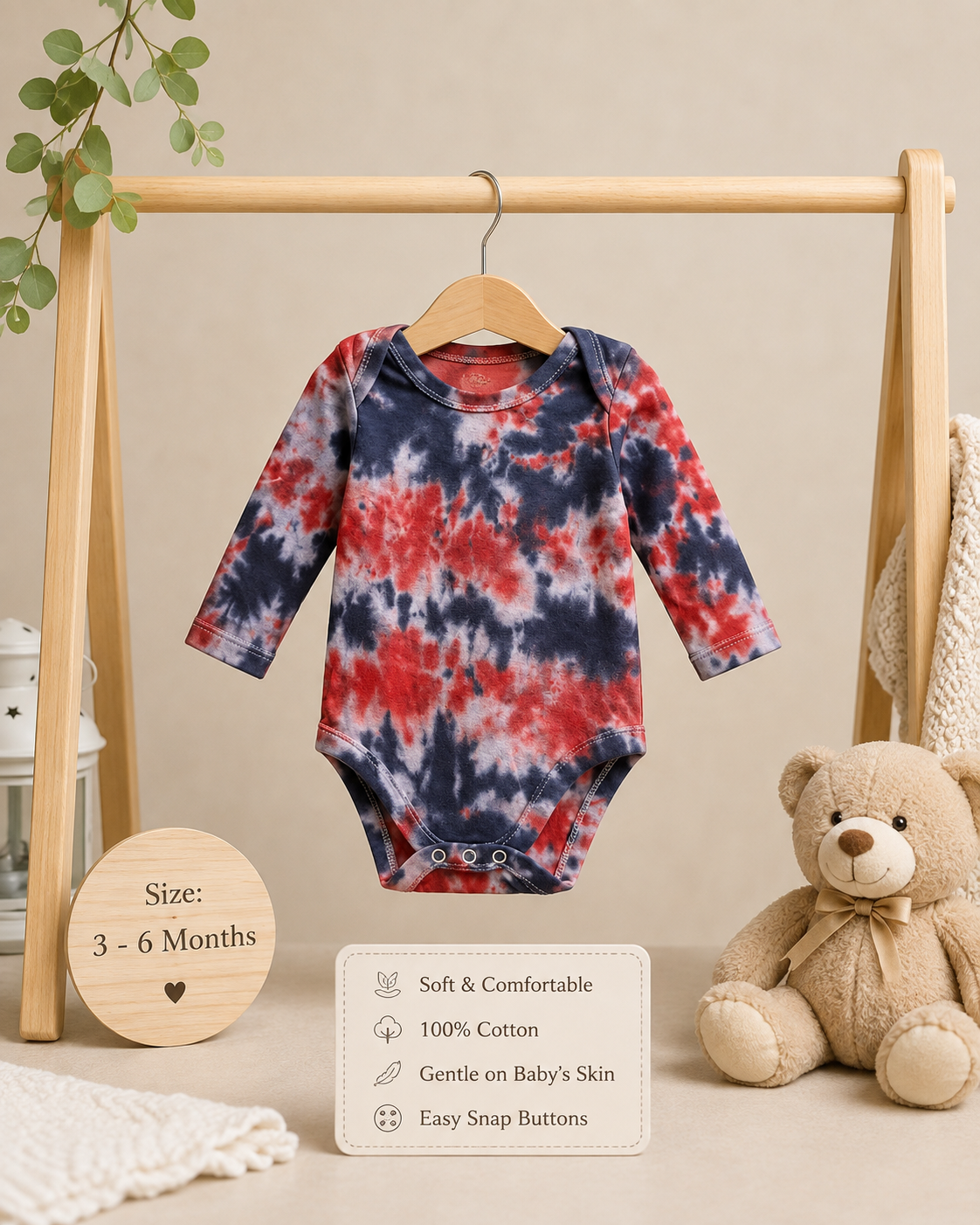 Romper Tie Dye Print